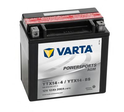 Стартерная аккумуляторная батарея VARTA 512014010A514 POWERSPORTS AGM