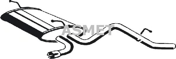 Глушитель ASMET 24.080