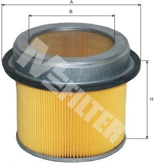 Повітряний фільтр MFILTER A 267
