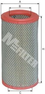 Воздушный фильтр MFILTER A 824