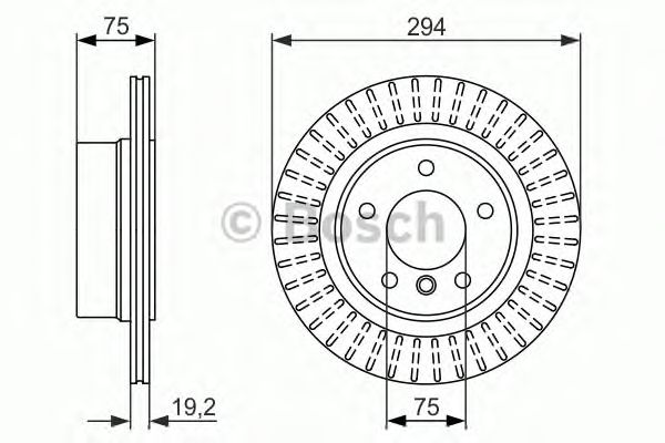 Тормозной диск BOSCH 0 986 479 670