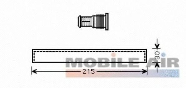 Осушитель кондиционера VAN WEZEL 5300D416