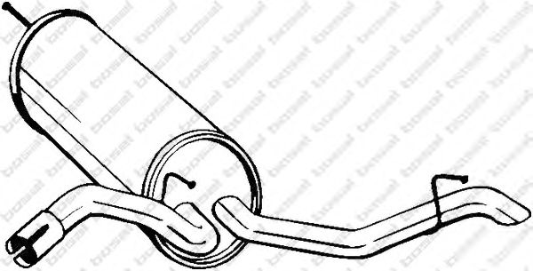 Глушитель BOSAL 105-233