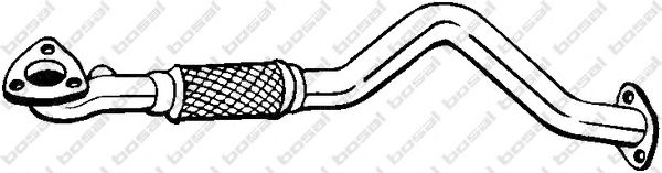 Труба выхлопного газа BOSAL 801-087
