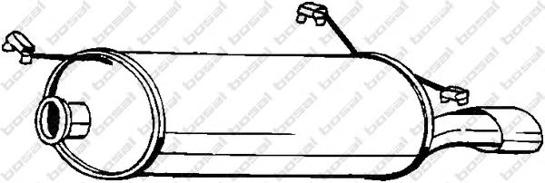 Глушитель BOSAL 135-663