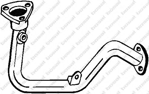 Труба выхлопного газа BOSAL 791-011