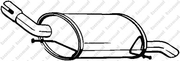 Глушитель BOSAL 185-615