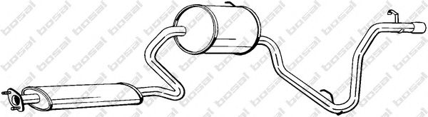Глушитель BOSAL 287-203