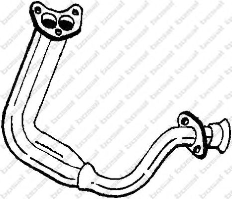 Труба выхлопного газа BOSAL 789-791