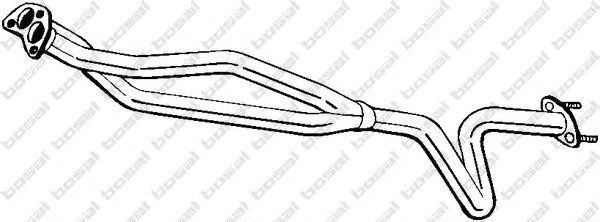 Труба вихлопного газу BOSAL 873-387