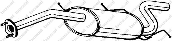 Глушитель BOSAL 278-609