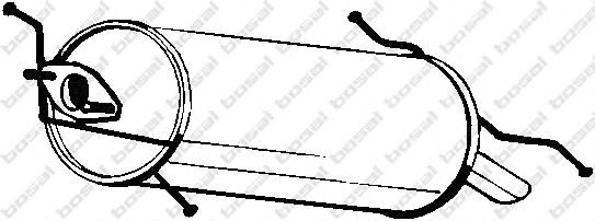 Глушитель BOSAL 171-393