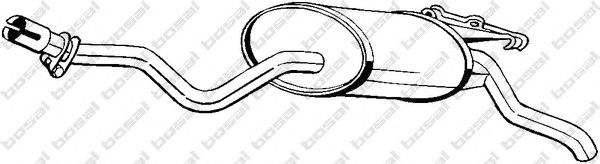 Глушитель BOSAL 279-349