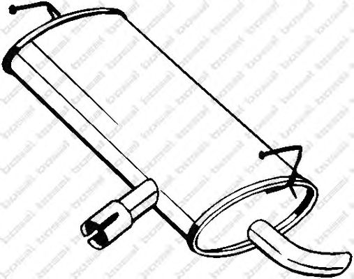 Глушитель BOSAL 145-203