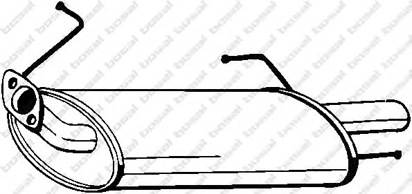 Глушитель BOSAL 145-229