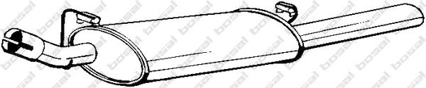 Глушник BOSAL 185-145