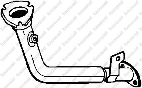 Труба выхлопного газа BOSAL 740-355
