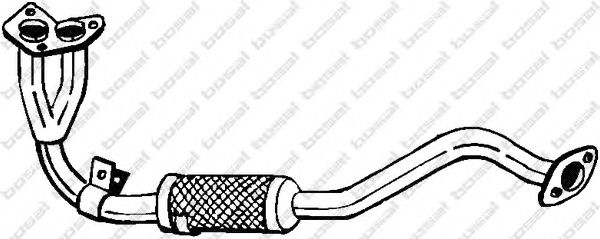 Труба выхлопного газа BOSAL 787-893