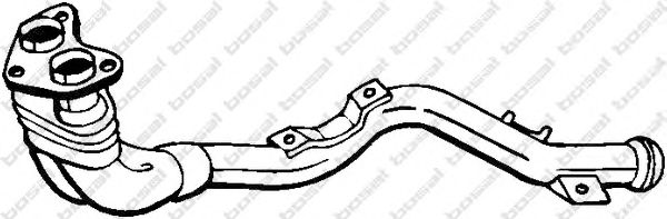 Труба выхлопного газа BOSAL 787-001