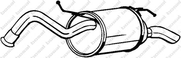 Глушитель BOSAL 228-053
