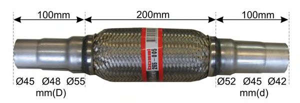 Гофра випускної системи BOSAL 265-005