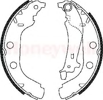 Тормозные колодки BENDIX 362362B