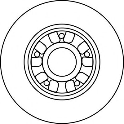 Тормозной диск BENDIX 562211B