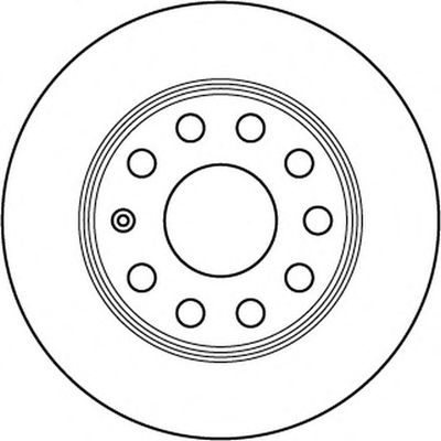 Тормозной диск BENDIX 562236B