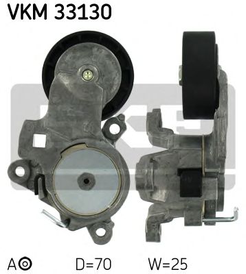 Натяжной ролик поликлинового ремня SKF VKM 33130