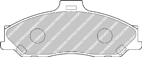 Тормозные колодки FERODO FDB1527