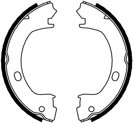 Тормозные колодки ручника FERODO FSB4073
