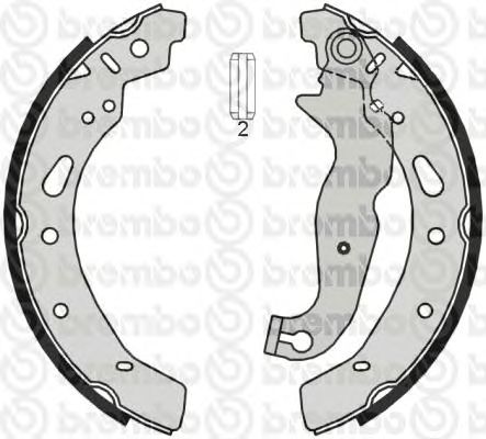 Тормозные колодки BREMBO S 24 540