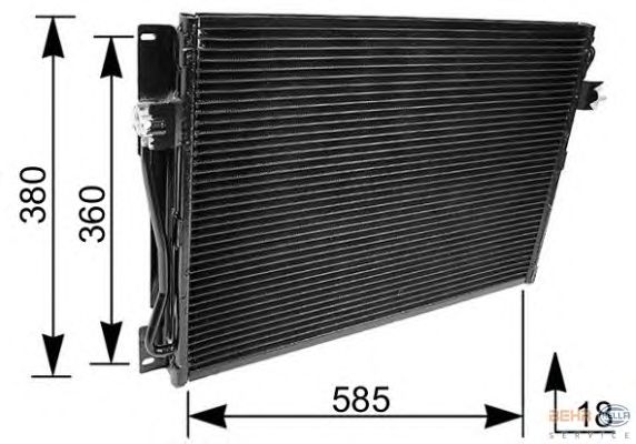 Радиатор кондиционера HELLA 8FC 351 036-091