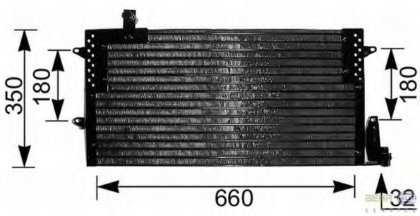Радіатор кондиціонера HELLA 8FC 351 036-791