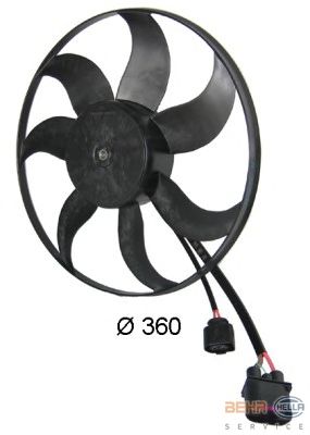 Вентилятор охлаждения HELLA 8EW 351 039-171