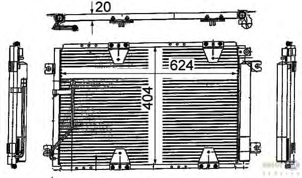 Радиатор кондиционера HELLA 8FC 351 318-781