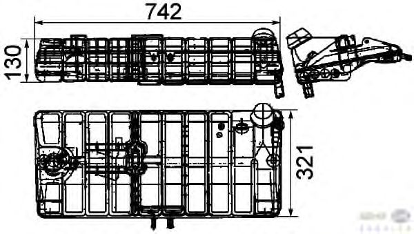 Расширительный бачок HELLA 8MA 376 705-241