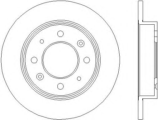Тормозной диск HELLA 8DD 355 111-451