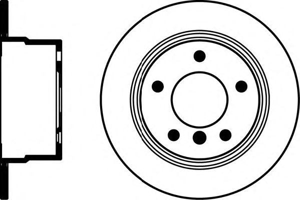 Тормозной диск HELLA 8DD 355 104-821 PRO