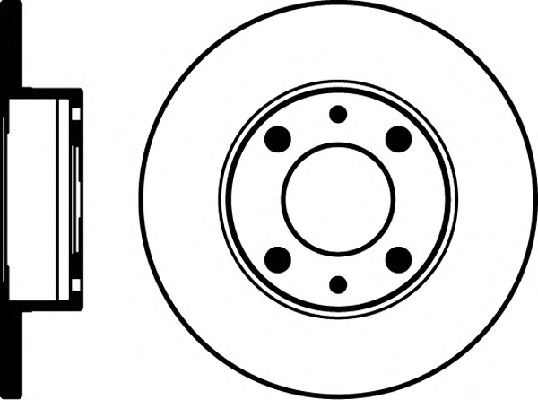 Тормозной диск HELLA 8DD 355 100-361