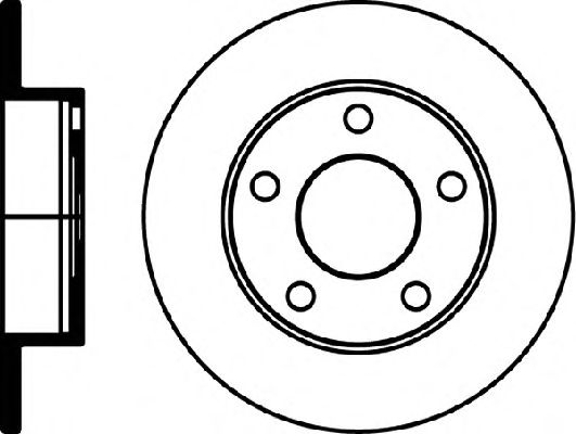 Гальмівний диск HELLA 8DD 355 101-381