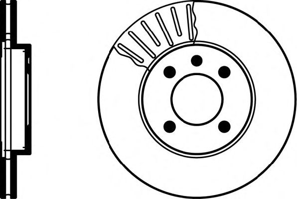 Тормозной диск HELLA 8DD 355 101-321 PRO