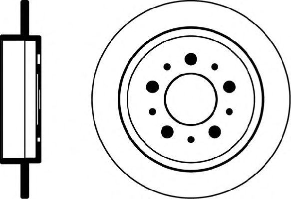 Тормозной диск HELLA 8DD 355 102-261