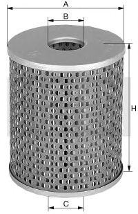 Масляний фільтр MANN-FILTER H 932/2