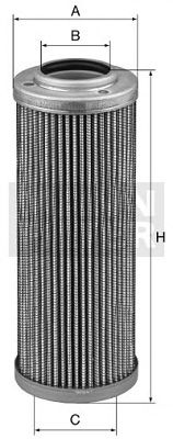 Фильтр системы привода рабочего оборудования MANN-FILTER HD 624