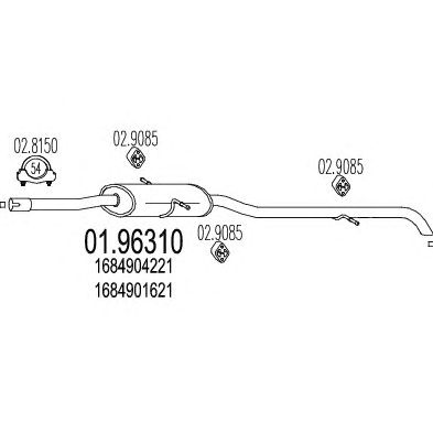 Глушник MTS 01.96310