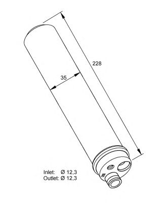 Осушитель кондиционера NRF 33297