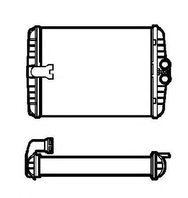 Радиатор отопителя NRF 53552