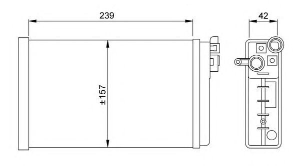 Радіатор опалення NRF 58640