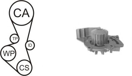 Помпа + комплект ГРМ AIRTEX WPK-169001